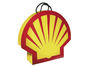 „Maßgeschneiderte“ Papiertasche, hier für Shell (Foto: Bags by Riedle)