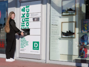 Deichmann testet zurzeit die Akzeptanz von 24/7-Abholstationen für bestellte Ware.