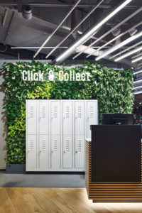 Der Click & Collect- Servicepoint im neuen Sportler-Store in Innsbruck