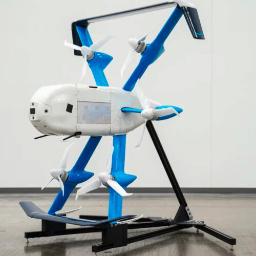 Die neue Drohne, das Modell MK30, soll laut Amazon doppelt so weit fliegen können wie die bisherigen Prime Air-Drohnenmodelle. 