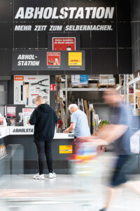 Ziel von Toom ist es u. a., den Ort eines Artikels in der Filiale zukünftig digital eindeutig abbilden zu können