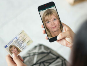 Digitale Gesichtserkennung am Smartphone