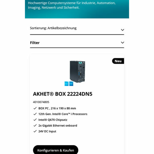 Die Systeme können vor dem Kauf per Konfigurator bedarfsgerecht angepasst werden. 