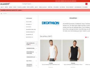 Im Sortiment des Online-Marktplatzes von Manor sind bereits seit Mitte Januar mehrere Tausend Decathlon-Produkte erhältlich.