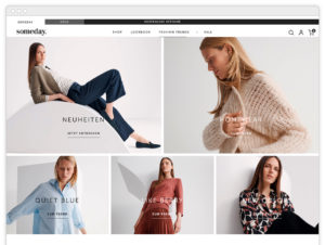 Onlineshop der Modemarke Someday