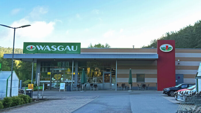Der Wasgau Frischemarkt im südwestpfälzischen Ort Lemberg