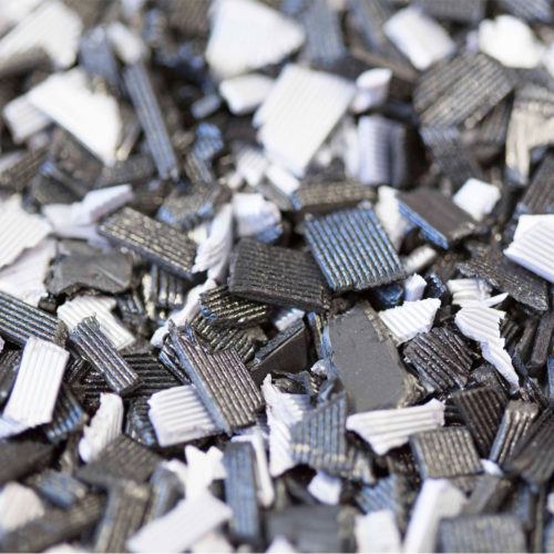 Das Material kann anschließend vollständig recycelt werden.