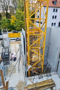 Tiefbohrung im Rahmen der Geothermie-basierten Energieversorgung beim Neubauprojekt von Ramelow nahe Hamburg