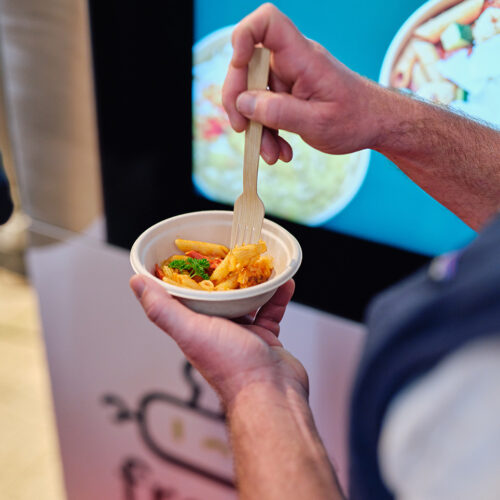 Derzeit können bei Rewe acht Gerichte bedarfsgemäß angeboten werden
