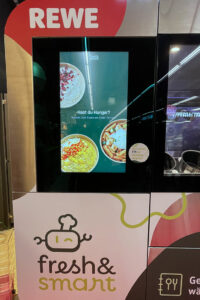 Am Display wird die jeweilige Bestellung angezeigt