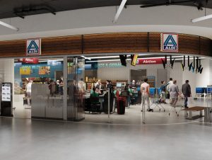 An einem städtischen Knotenpunkt zwischen Hauptbahnhof und Fußgängerzone mit direktem Zugang zur U-Bahn soll in Essen-Königshof eine Filiale entstehen.
