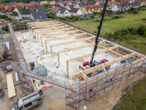 Holzrahmenbauweise, Gebäudetechnik, Innenraumgestaltung und Filialkonzept sind in Wolfsburg-Wandschott übereinstimmend