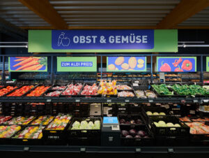 Auf überflüssige Deko-Elemente verzichtet Aldi Nord.