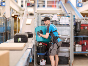 „IX Back Air“ unterstützt bei der Großstücksortierung im Hermes-Logistikcenter Friedewald