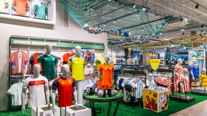 Intersport macht seine Flagships während der WM zu Erlebnisstores - wie hier in Mülheim-Kärlich