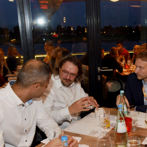 Abendveranstaltung im Restaurant Josephs im Rheinauhafen