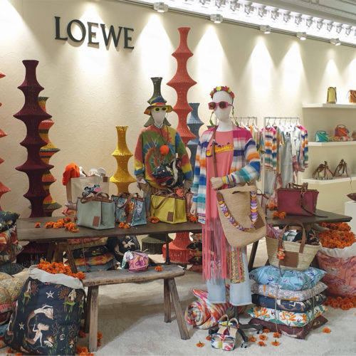 Visual Merchandising im Pop-up Store „Loewe x Paula’s Ibiza“