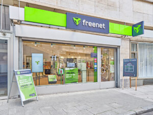 Rund 500 Freenet-Stores in Deutschland wurden mit der neuen Infrastruktur ausgestattet