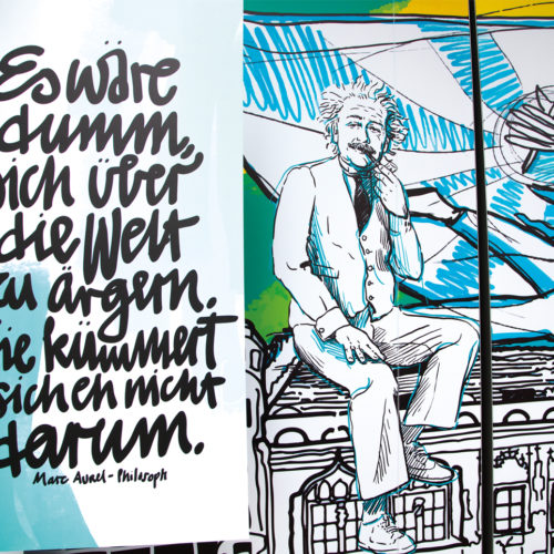 Die Sedelhöfe waren einst Standort des Geburtshauses von Albert Einstein