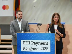 Alexander Vaasen (Aldi Süd) und Fabiana Mingrone (Amex)
