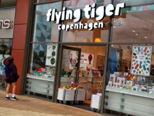 Flying Tiger bringt monatlich wechselnde Produkte auf den Markt.
