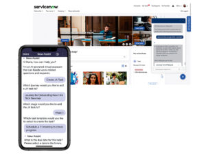 Die „NowAssist“- Lösung für HR von Servicenow nutzt virtuelle Agenten zur automatischen Bearbeitung von Anfragen