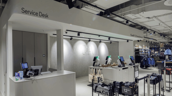 Um mit RFID den Self-Checkout-Prozess weiter zu erleichtern, baut C&A den Anteil an SB-Kassen in den Filialen weiter aus.