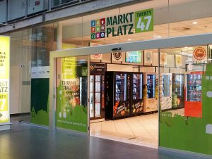 Zum Marktplatz Twenty 47 in Freiburg öffnen sich die Türen rund um die Uhr.