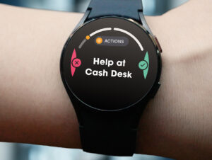 Perspektivisch sind auch automatische Benachrichtigungen über Wearables geplant