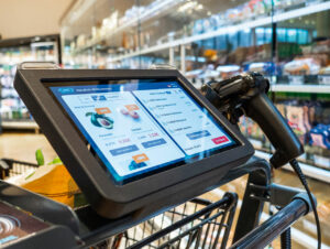 „Smart Shopper“ von KBST/Expresso mit 10.1 Zoll Display und integrierten Wägezellen