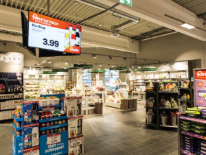 Digital Signage im Famila Markt.