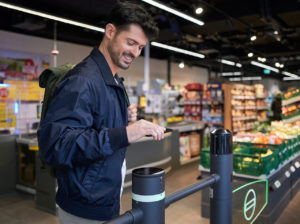 Pick & Go von Netto Marken Discount arbeitet mit Kameras und Sensoren.