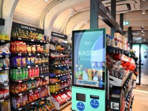 Neue SCO-Software im teo mit überarbeitetem UI, Couponing-Funktion und Apple-Pay-Anbindung