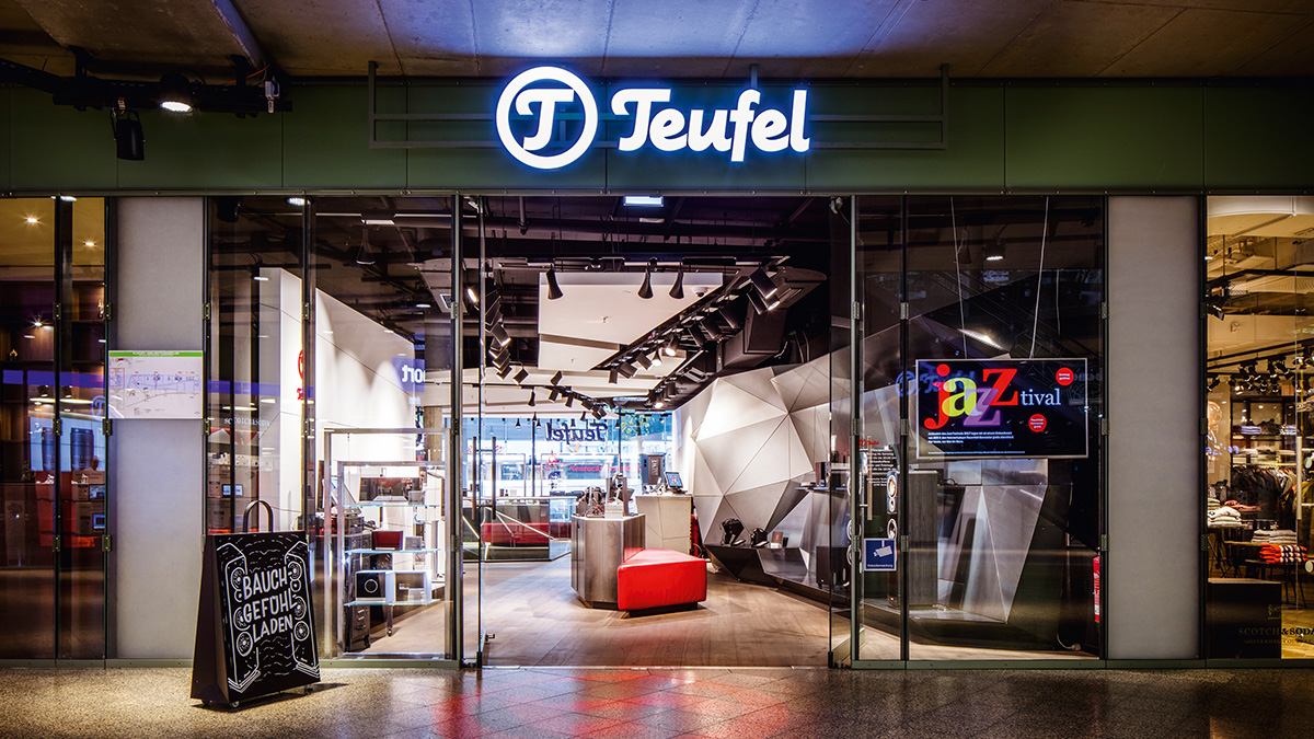 Teufel Lautsprecher Pilotprojekt Mit Amazon Pay Auf Der Flache Stores Shops