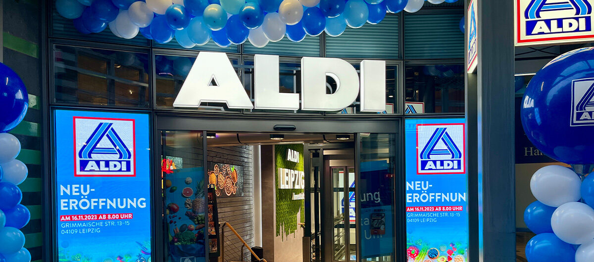 Aldi Nord ist jetzt mit 32 Filialen in Leipzig vertreten.