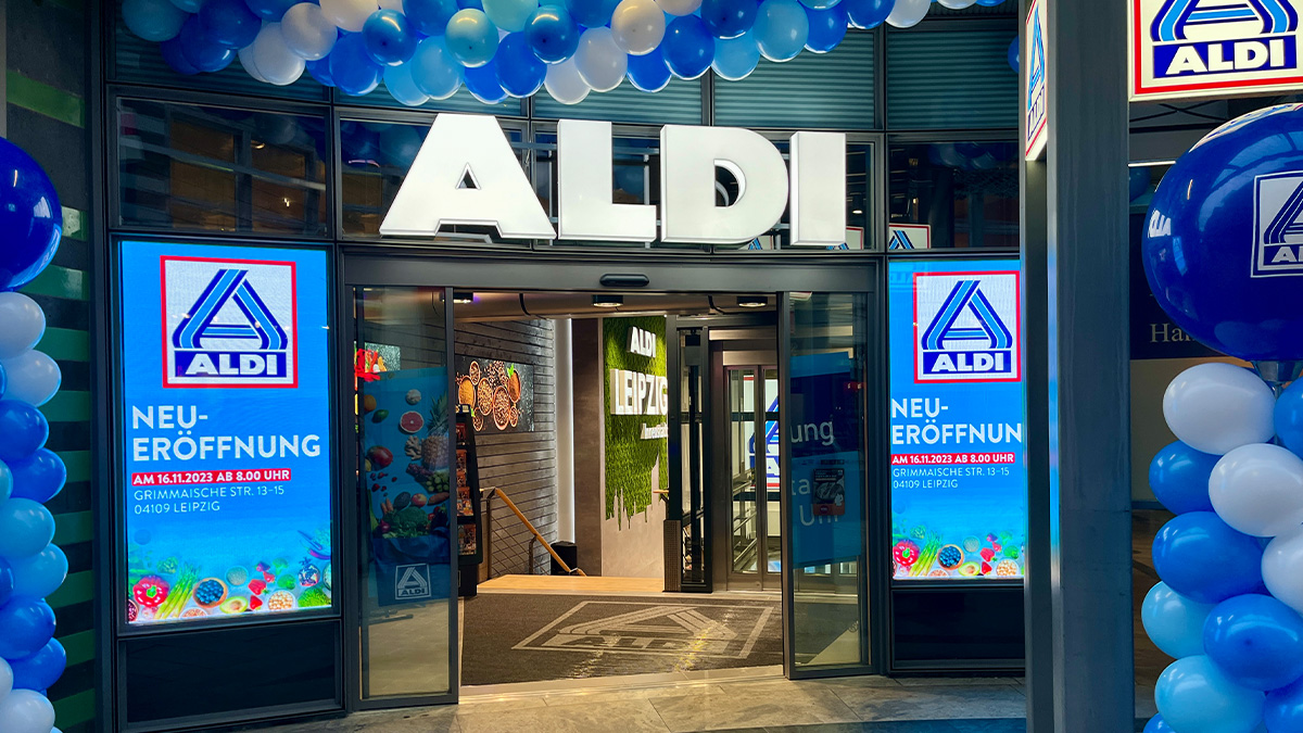 Aldi Nord neuen Markt in Leipzig