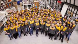 Das Team im neuen Markt umfasst 96 Mitarbeiterinnen und Mitarbeiter, rund 70 wurden neu eingestellt, die übrigen kommen aus benachbarten Hornbach-Märkten