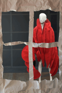 „Comme des Garcons“ von Moch Figuren: Eine avantgardistische, minimalistische Formensprache passt sich der exzentrischen Mode an