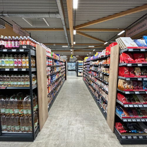 Breite Gänge sollen das Einkaufen komfortabel machen