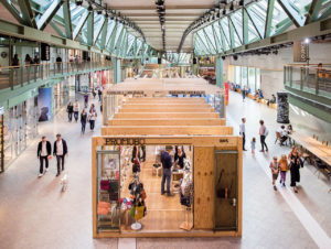 Die Concept-Shopping-Mall Bikini Berlin mit ihrem