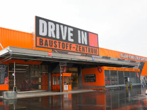 Gewerbekunden können im Drive-in-Bereich schnell große Mengen einkaufen