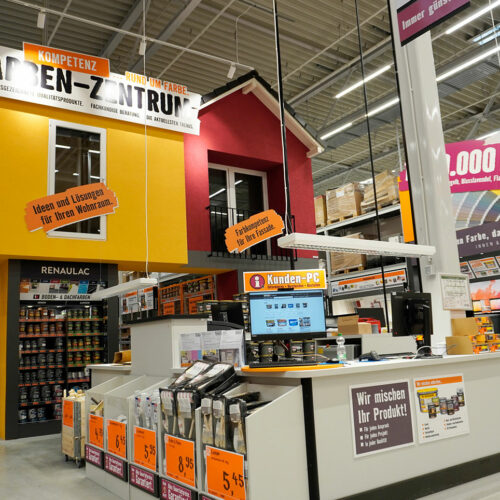 Das Farben-Kompetenz-Zentrum mit Mischservice
