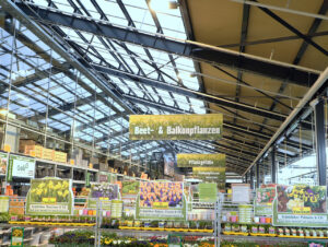 Das Gartencenter umfasst rund 4.200 qm