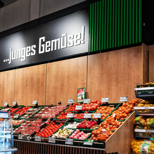 Die Gemüseabteilung.