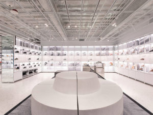 Cool und clean die Laufschuh-Präsentation im New Yorker Flagship-Store