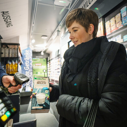 Fast wie in einem stationären Supermarkt.