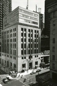 Eine historische Aufnahe des Gebäudes aus dem Jahr 1979