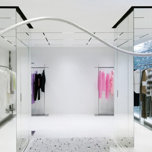 Der Store der Modemarke XC273 by XCommon in Shanghai ist ein drei Etagen umfassendes Kulturzentrum.
