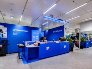 Neben Self-Checkout-Optionen bietet Decathlon Click & Collect in seinen Filialen an.
