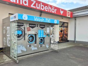In einer SB-Waschstation können Heimtierbesitzer:innen Textilien reinigen.
